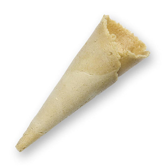 Mini-hoorntjes Basic, neutraal, ø 2,5x7,5cm, met wafelhouder, 1,2 kg, 286 stuks