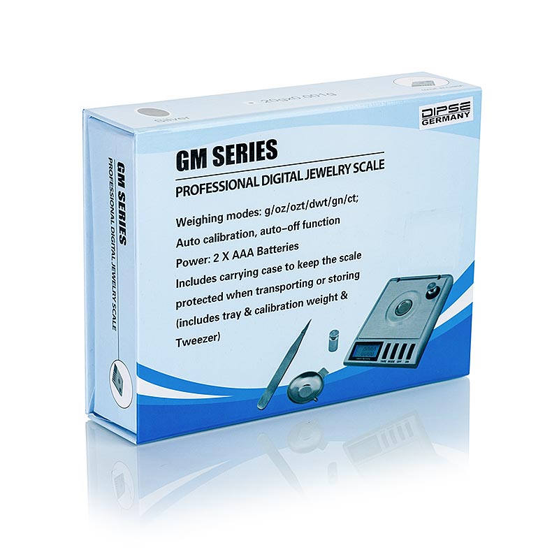 Digitale weegschaal Dipse GM-20 met afleesbaarheid van 0-20g/0,001g
