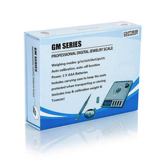 Digitale weegschaal Dipse GM-20 met afleesbaarheid van 0-20g/0,001g