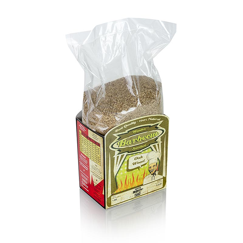 Grill BBQ - Rookmeel van eikenhout (Oak), 1 kg