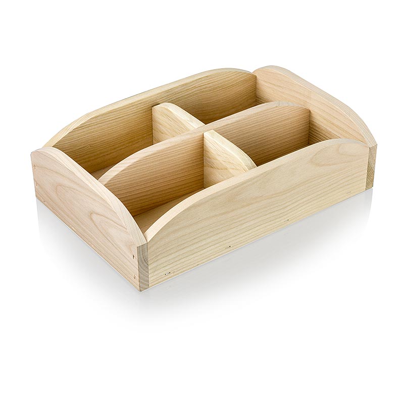 Broodbakvorm van hout, 30x20x8 cm voor 4 kleine of 1 groot brood, 1 stuk