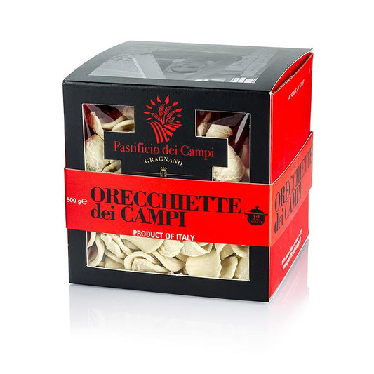 500g pack of Pastificio dei Campi - Nr42 Orecchiette, Pasta di Gragnano, IGP/PDO