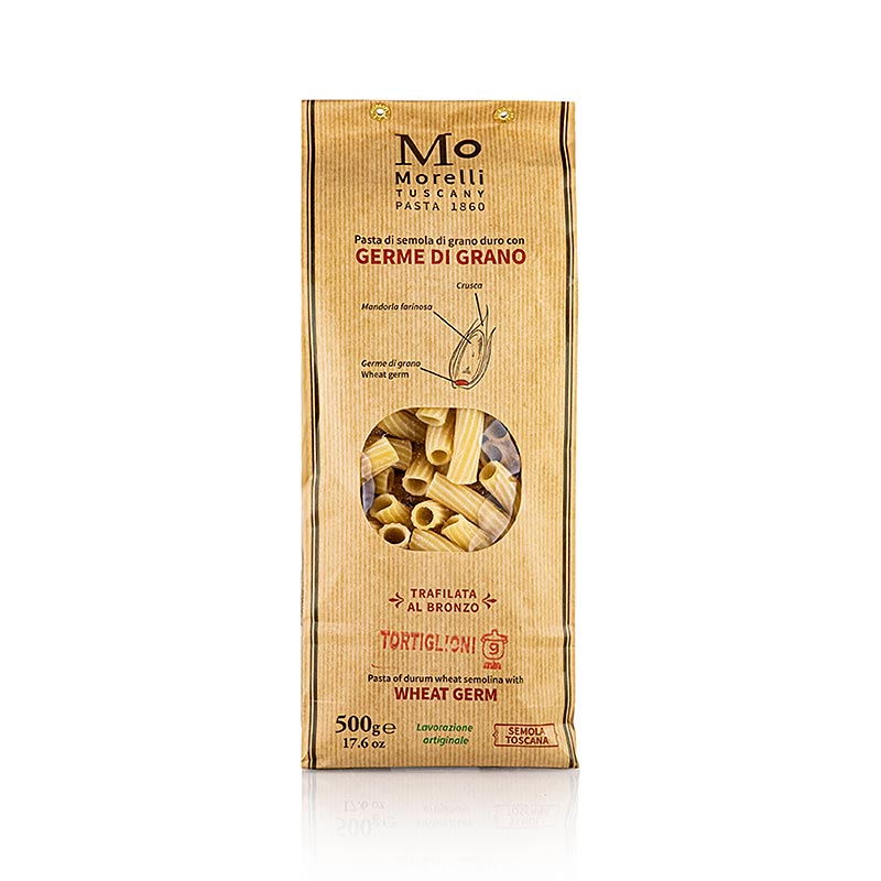 Morelli 1860 Tortiglioni, Germe di Grano, met tarwekiemen, 500 g