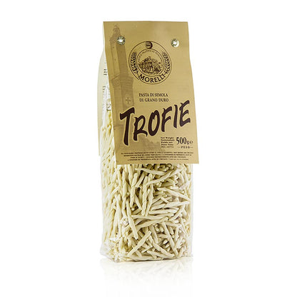 Morelli 1860 Trofie pasta with wheat germ, 500g, made in Italy