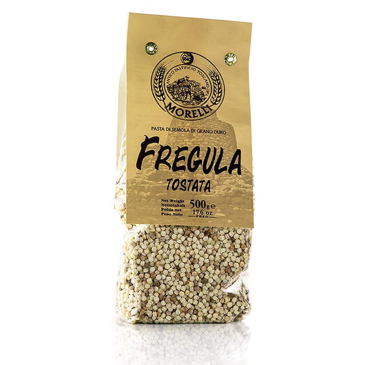Morelli 1860 Fregula (Fregola) Tostata, met harde tarwe, 500 g