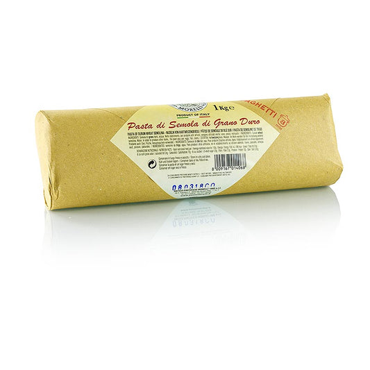 Morelli 1860 spaghetti, 1 kg: A package of traditional, high-quality Italian pasta, perfect for delicious homemade meals