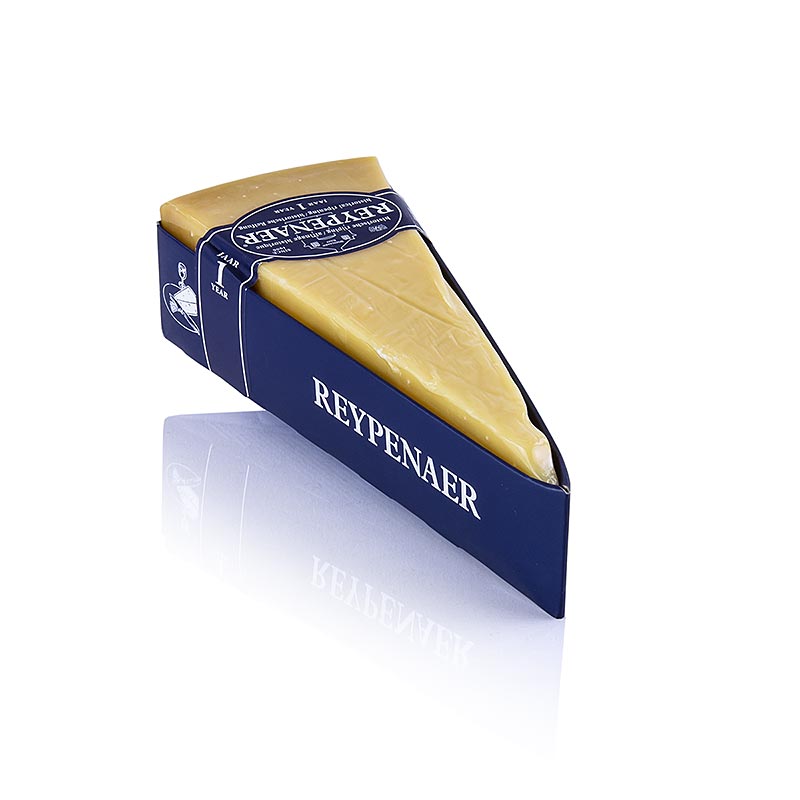 Wijngaard Reypenaer harde kaas, aged for 12 months, perfect for slicing with a guillotine, 325 g, high-quality Dutch cheese