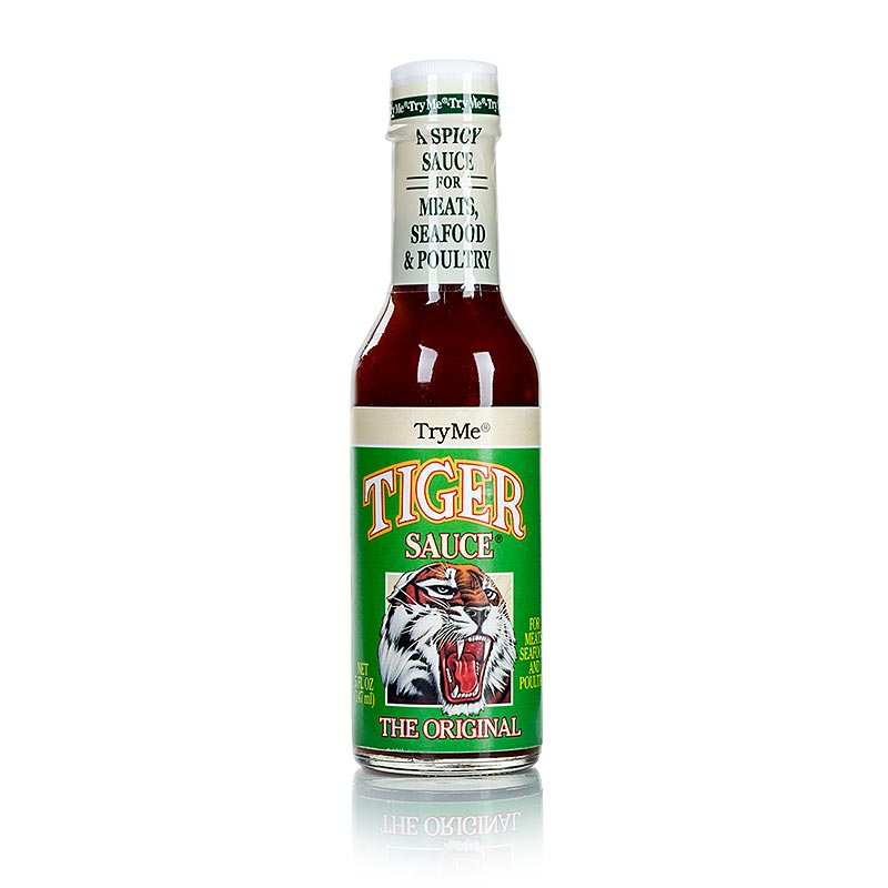 Afbeelding van Australische Try Me Tiger, BBQ- en kruidensaus, The Original, 147 ml, een heerlijke saus met een pittige en kruidige smaak perfect voor bij de barbecue