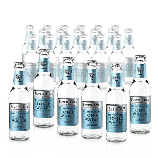 Fever Tree - Mediterranean Tonic Water, 4,8 l, 24 x 200 ml
