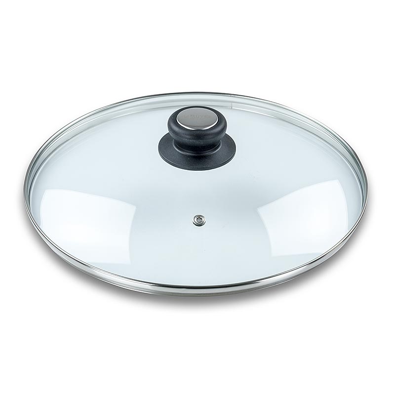 deBUYER glazen deksel met bakelieten handvat, 28 cm, 1 st afbeelding met hittebestendig glas en ergonomisch handvat 