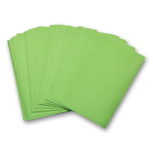 Inpakpapier, vetbestendig, op maat gesneden, groen, 19x28cm, 1.000 st