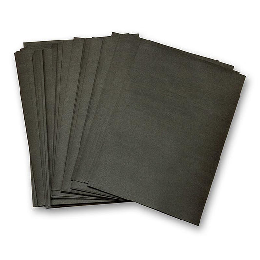 Inpakpapier, vetbestendig, op maat gesneden, zwart, 19x28 cm, 1.000 stuks