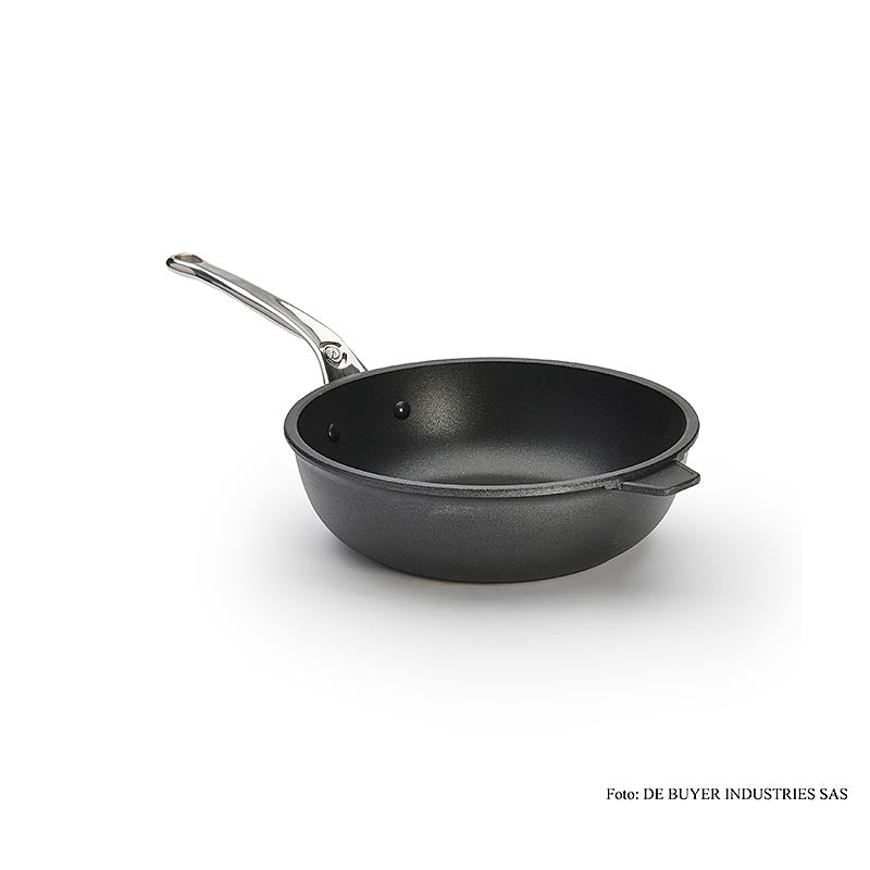 deBUYER "Choc Extreme" inductie anti-aanbak sauteuse, roestvrijstalen handgreep, ø 24 cm, 1 stuk