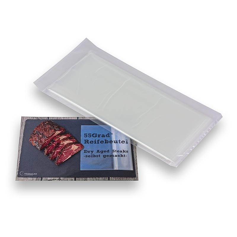 Membraanrijpingszak op rol, 300 x 28 cm, voor dry aged beef, 55GRAD, 1 stuk