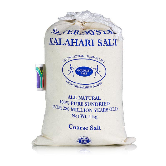 Silver Crystal-zout uit de Kalahari, grof, 1 kg