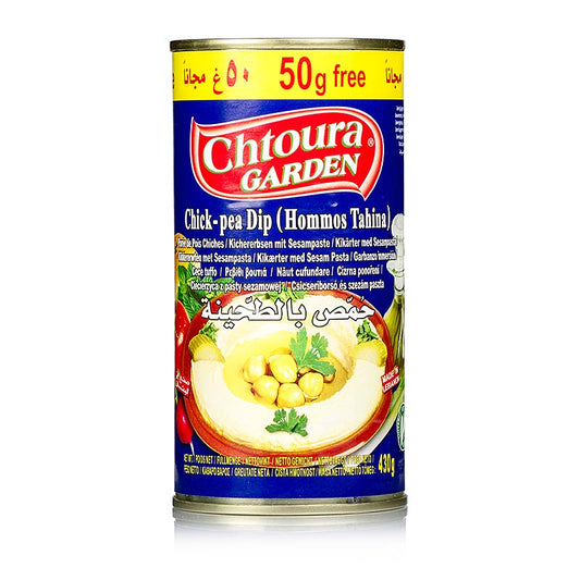 Hummus Tahini - Kikkererwtenpuree met sesam, Chotura, 380 g