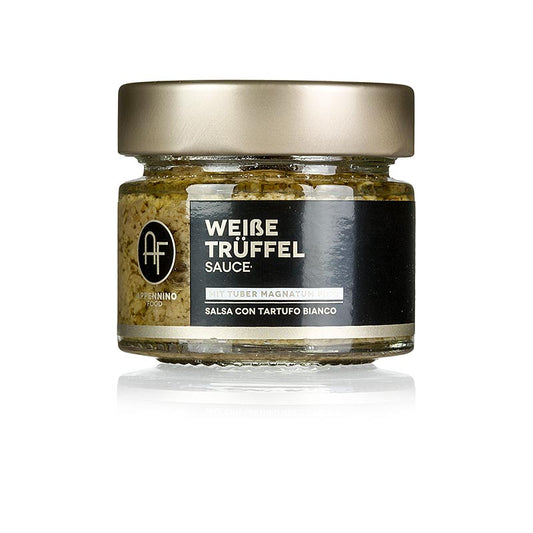 Truffelsaus (SALSA Tartufata), met witte truffels (Tuber magnatum), Appennino, 80 g - Romige saus met heerlijke witte truffels uit de Appennino, perfect voor pasta en vleesgerechten