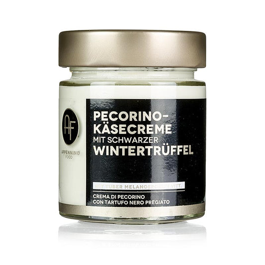 Pecorino crème met zwarte wintertruffel, Appennino, 130 g - heerlijke truffelkaas spread