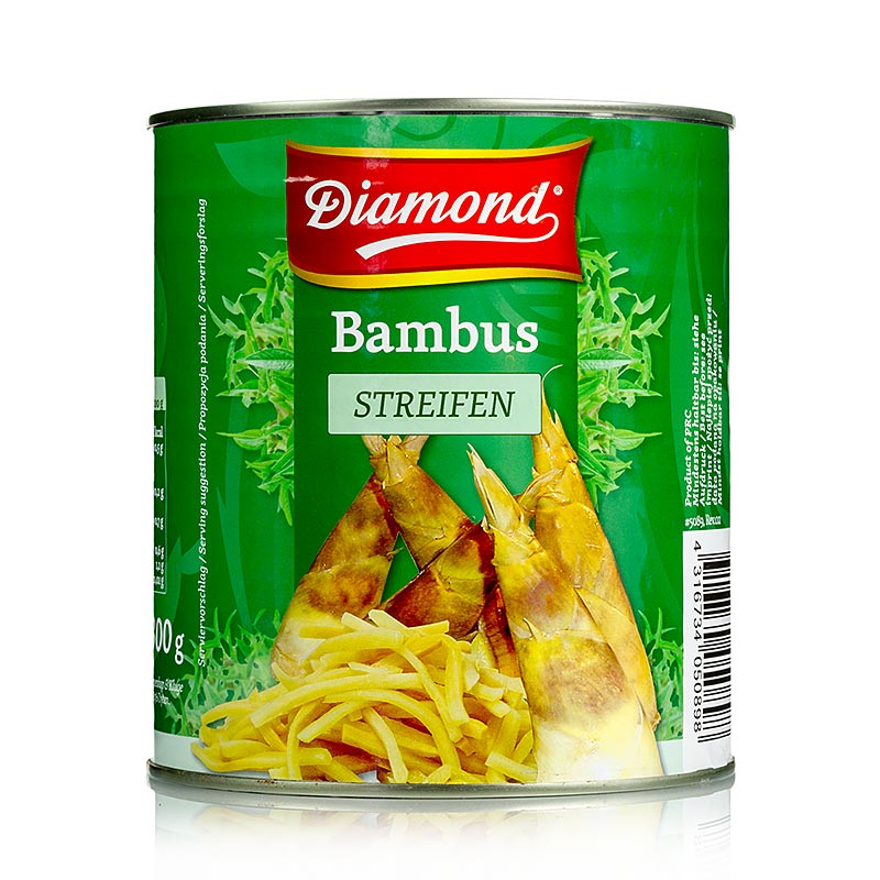 Fresh and tender bamboo shoot strips, packaged in a 295 kg bag