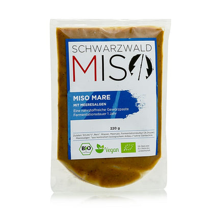 Miso Mare-pasta, met zeewier, Schwarzwald Miso, BIO, 220 g