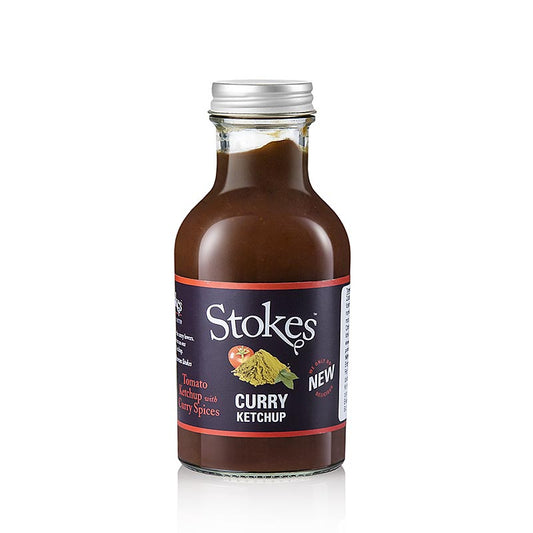 Stokes Kerrie Ketchup, 257 ml - heerlijke ambachtelijke kerriesmaak, perfect voor bij frietjes en burgers