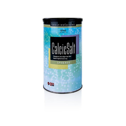 Biologisch zeezout van Creative Cuisine CalcicSalt in bolvormige verpakking van 600 gram