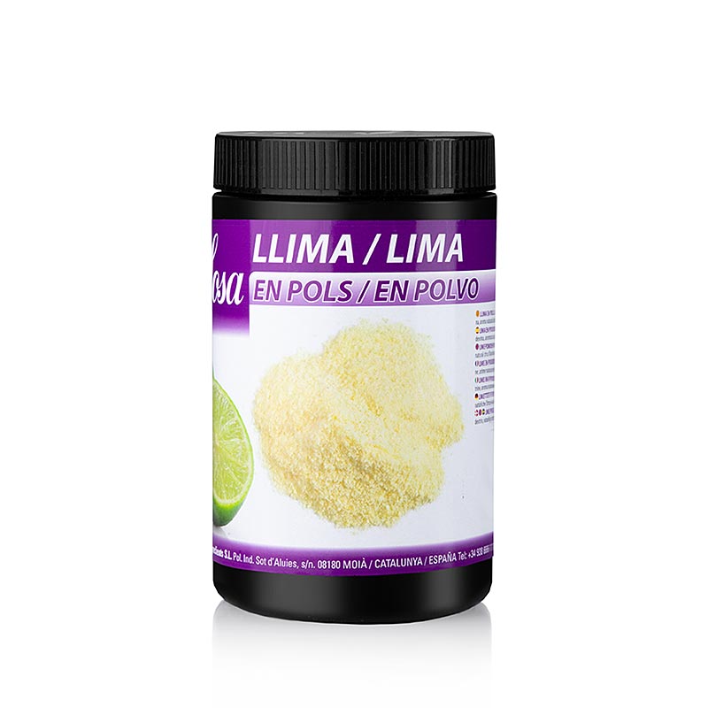 600g of Sosa poeder - limoenen (38759) in a bright green packaging