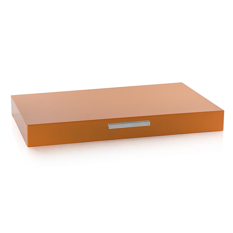 Plancha accessoires - Deksel voor Plancha Rainbow Orange (42672), 1 st - Beschermende oranje deksel voor de Plancha Rainbow Orange (42672) grillplaat