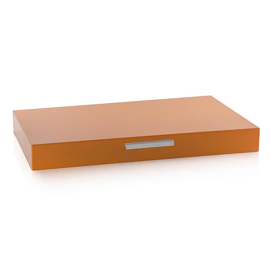 Plancha accessoires - Deksel voor Plancha Rainbow Orange (42672), 1 st - Beschermende oranje deksel voor de Plancha Rainbow Orange (42672) grillplaat