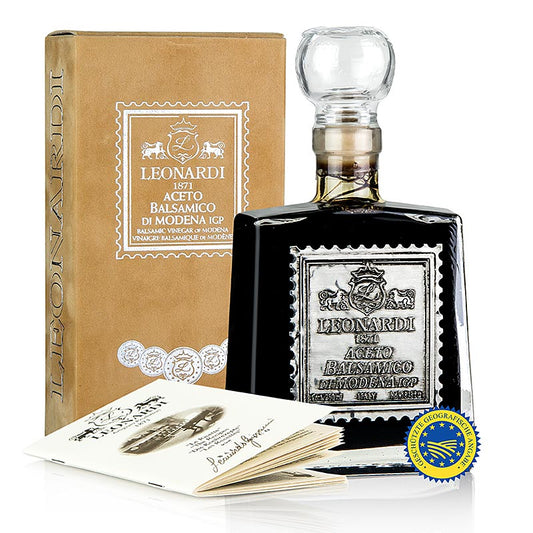 Leonardi - Aceto Balsamico di Modena IGP/BGA, Velluto Ocra, 10 jaar, 250 ml