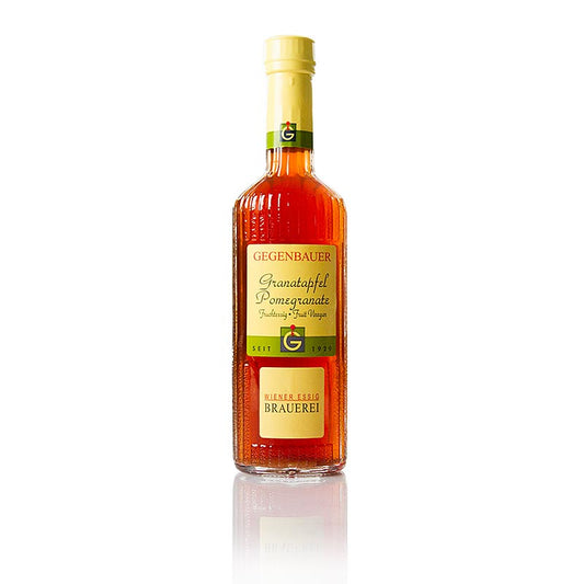 Alt text: Fles van 250 ml Fruitazijn granaatappel met een zuurgraad van 5%