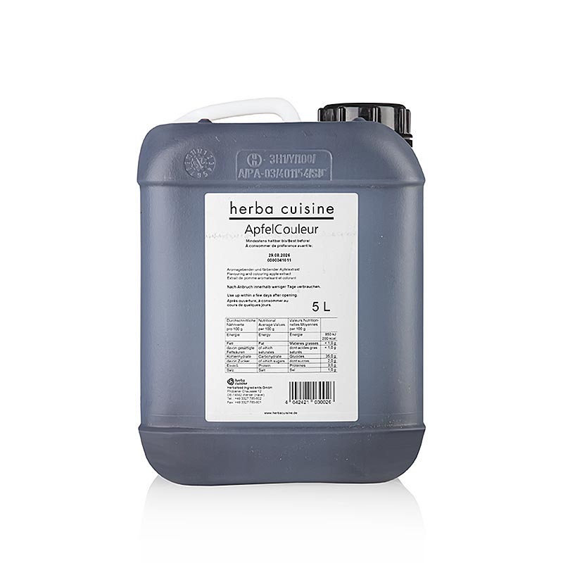 Herbacuisine ApfelCouleur Appelextract, vloeibaar, niet zoet & intens karamelachtig, 7 kg