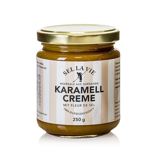 Zoute karamelcrème met een vleugje zeezout, heerlijk voor op brood, 250 g