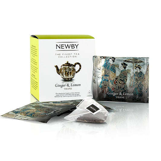 Newby Tea Ginger & Lemon, infusie, kruidenthee, 37,5 g, 15 stuks