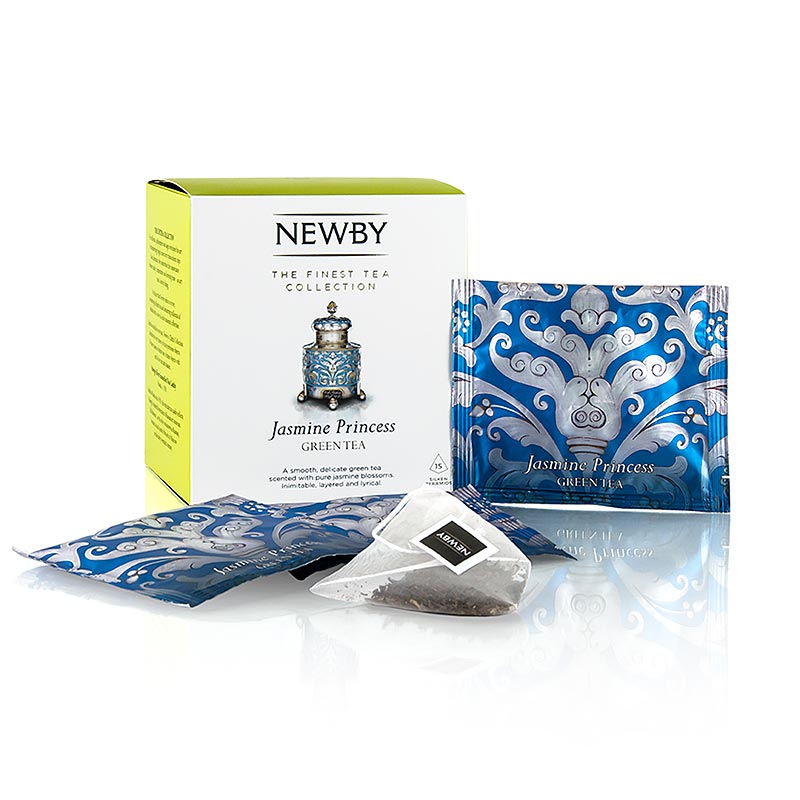 Newby Tea Jasmin Princess, Chinese groene thee, 37,5 g, 15 stuks