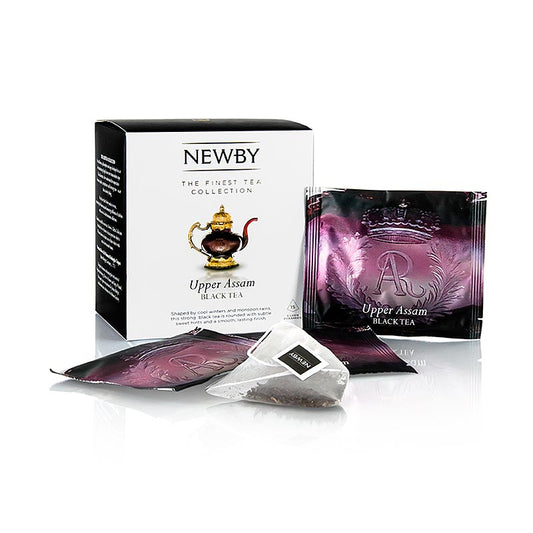 Foto van Newby Tea Upper Assam, Indiase zwarte thee, 37,5 g, 15 stukken verpakking, geschikt voor een heerlijke kop thee