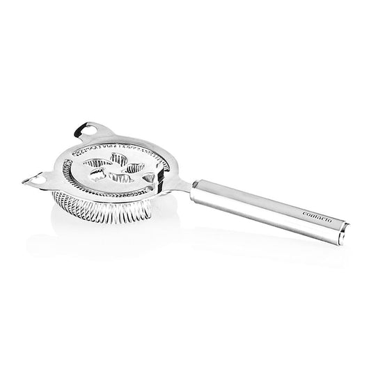 Stainless steel cocktail sieve, ideal for straining drinks, durable and stylish