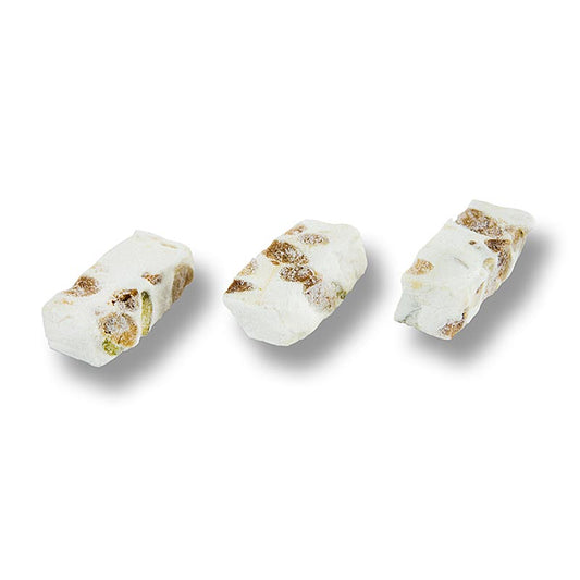 Delicious French nougat with almonds and pistachios from Montelimar, 15 kg, approximately 320 pieces, perfect for sweetening any occasion