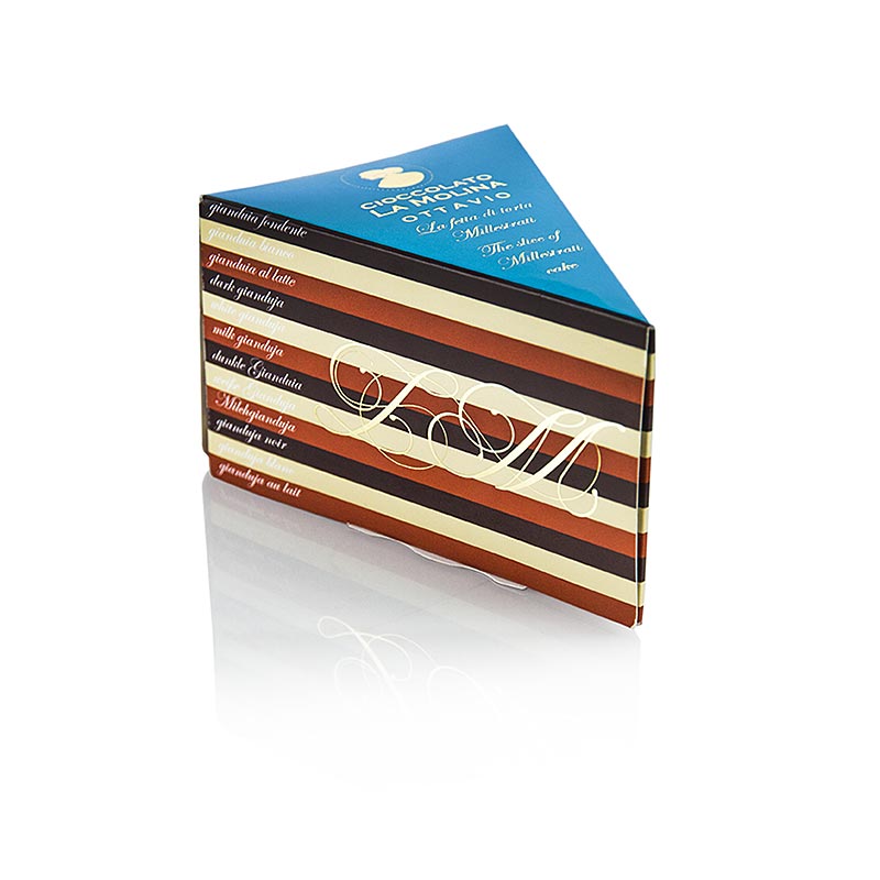 Ottavio - stuk Millestrati Gianduja-laag nougat, La Molina, 250 g