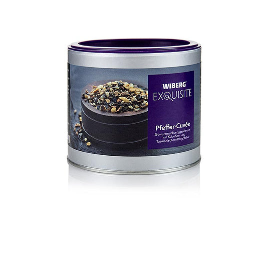 Wiberg Exquisite pepper cuvée kruidenmix, gemalen, 240 g - a premium blend of ground pepper and herbs, perfect for adding flavor to your dishes