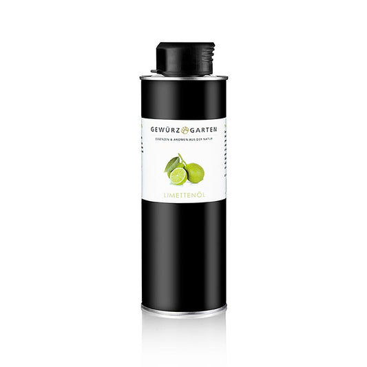 Organic Gewürzgarten Limoenolie in Extra Vierge Olijfolie, 250 ml, perfect for enhancing flavors in Mediterranean-inspired dishes