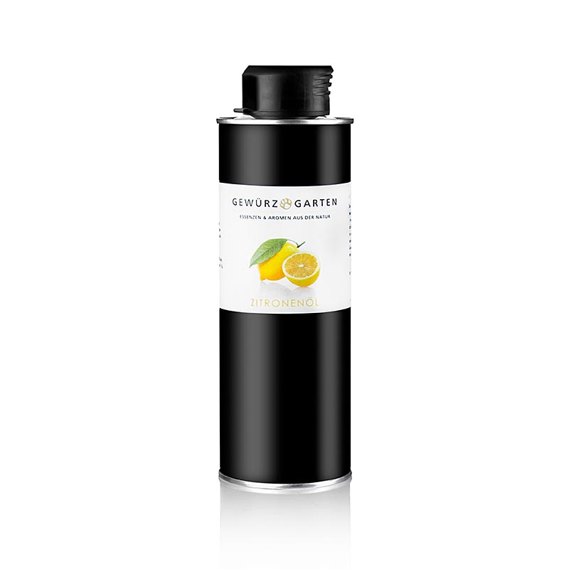 Organic Gewürzgarten citroenolie in koolzaadolie, cold-pressed, 250 ml bottle