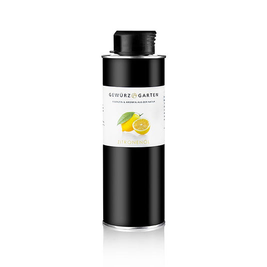 Organic Gewürzgarten citroenolie in koolzaadolie, cold-pressed, 250 ml bottle