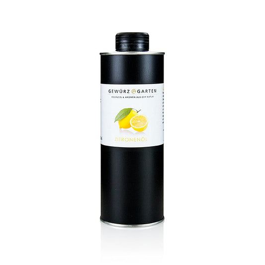 Gewürzgarten citroenolie in koolzaadolie van 500 ml, ideaal voor het op smaak brengen van salades en gerechten