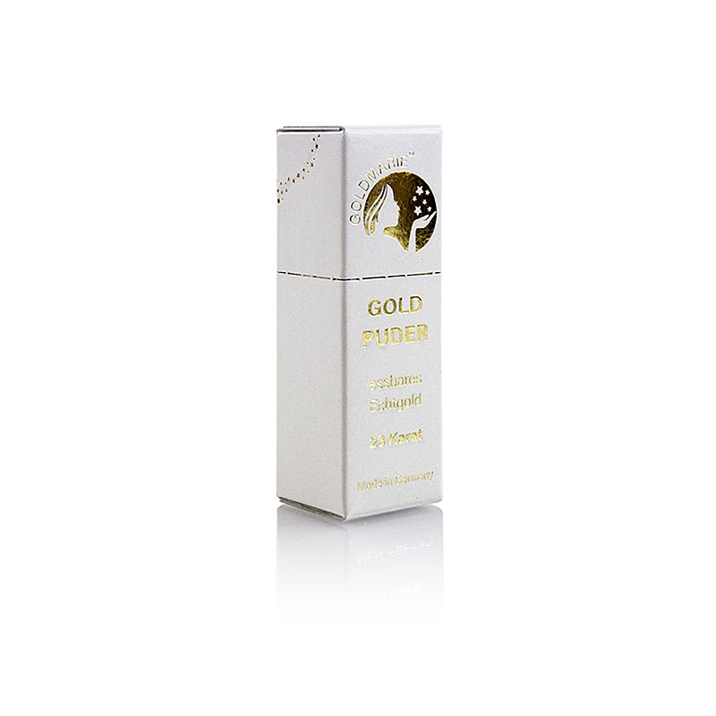 Goud - bladgoudvlokken strooier "Goldmarie", 23 karaat, ca. 0,5-1 mm², 0,1 g