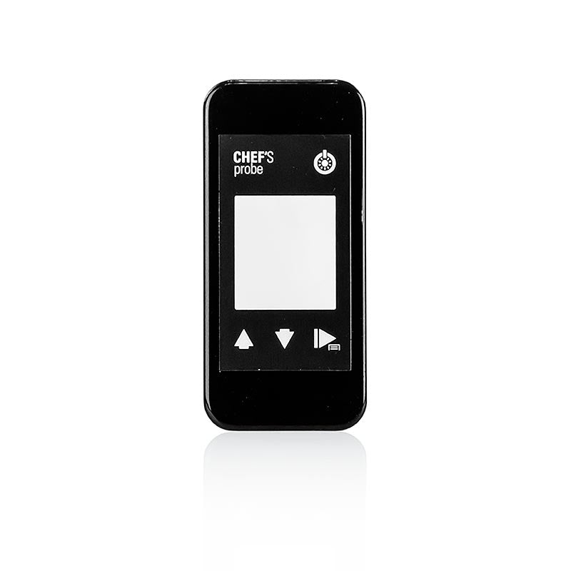 Chef's Probe Front Black, zwarte vervangende voorkant voor de thermometer, 1 stuk