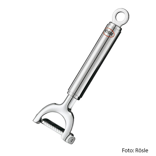 Rösle Julien snijder van 19 cm, ideaal voor het nauwkeurig snijden van groenten en fruit, roestvrij stalen constructie, 1 stuk