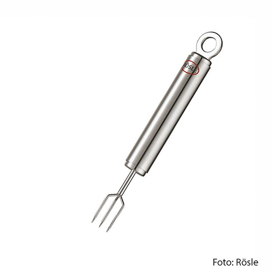 Roestvrijstalen aardappelvork van 17 cm lang van het merk Rösle, 1 stuk