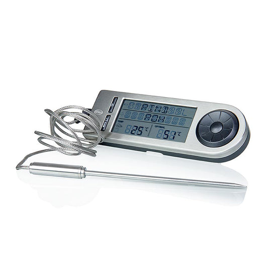 Rösle digital stainless steel probe meat thermometer, 145cm, 1 piece, for precise cooking control