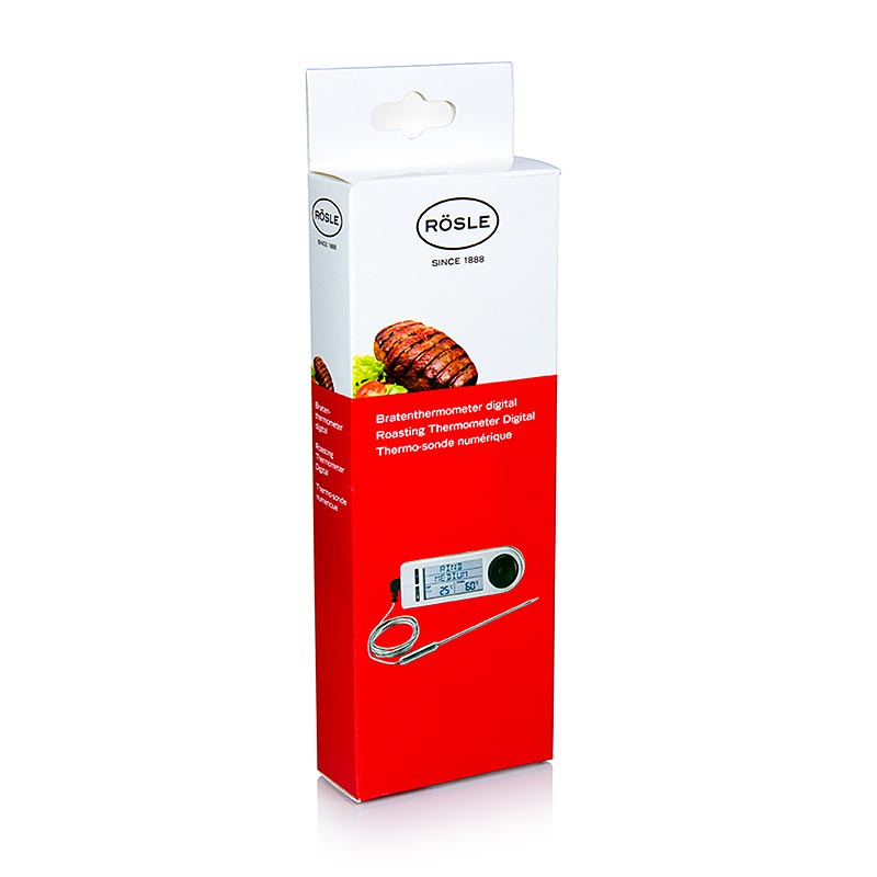 Een enkele Rösle braadthermometer met een digitale display